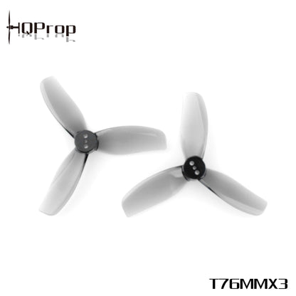 HQProp T76MMX3 Propeller - 10.5mm Diameter Suitable CineLog30 Series Drone For RC FPV Quadcopter LongRange Freestyle Drone - RCDrone