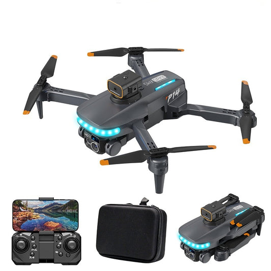 P14 Drone - 2023 Mini 8k Profesional 4K HD Camera Obstacle Avoidance Aerial Photography Brushless Foldable Quadcopter 1km Toys