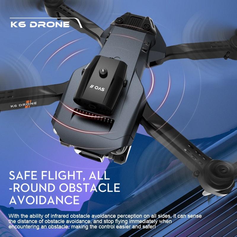 新しい K6 ドローンプロフェッショナル 4K HD カメラミニドローン