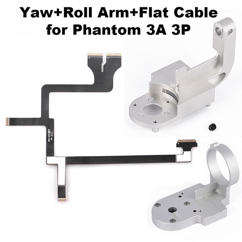Repair Parts for DJI Phantom 3 Advanced Professional Drone Camera Yaw Arm Roll Bracket Flat Ribbon Cable Flex Gimbal Mount Motor - RCDrone