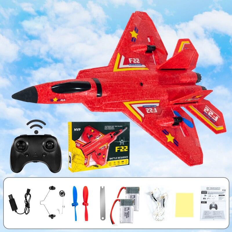 F22 Rc Plane - Remote Control Aircraft Glider Radio Control Helicopter EPP Foam remote controlled Airplane Toys for boys Children - RCDrone