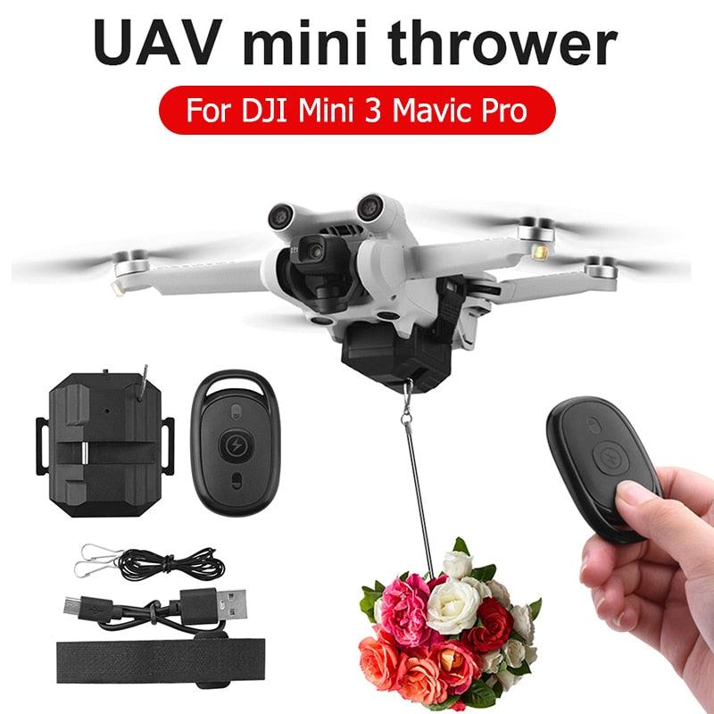 Drone Drop System / Drone Thrower - universal for Most Drones such DJI 4DRC JJRC Syma Hubsan FIMI Drone Fishing Ring Gift Deliver Life Rescue - RCDrone