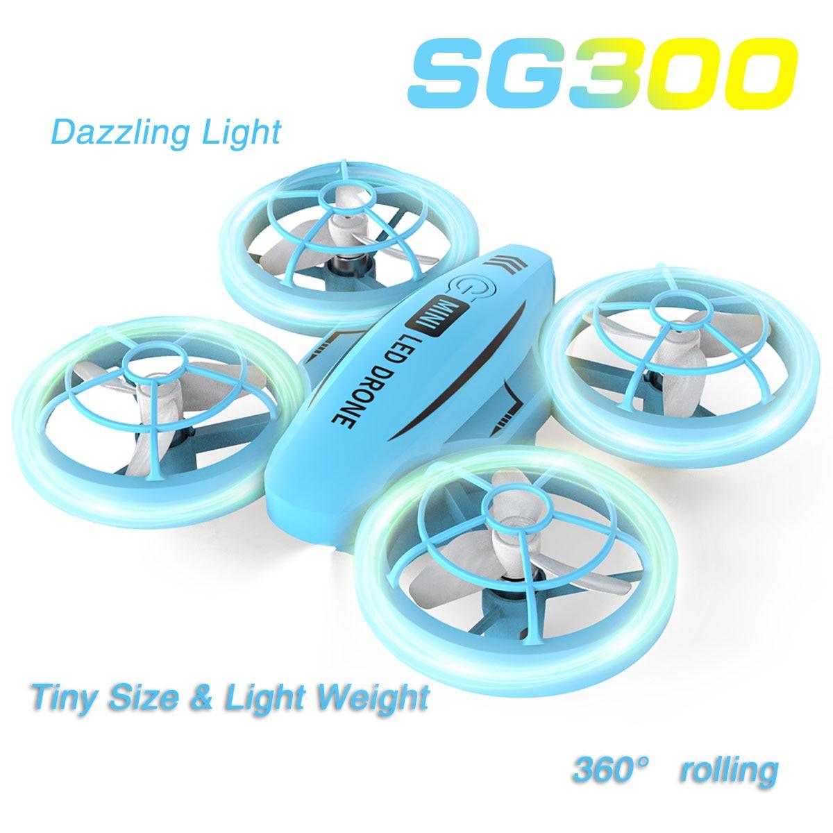 SG300/SG300S Mini Drone - Obstacle Avoidance Portable Dazzling Light Cool Remote Control Fancy Drone RC Toy for New Year Quadcopter - RCDrone