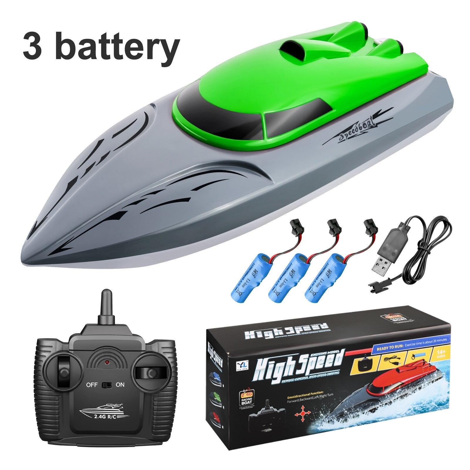 Barco RC Goolsky 806 2.4 GHz | Velocidad 20 Km/h, Impermeable Y A Prueba De Vuelco, Ideal Para Carreras