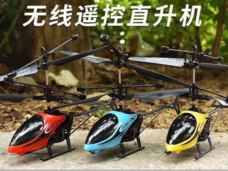 Mini Remote Control RC Infrared Induction Remote Control RC Toy 2CH Gyro Helicopter RC Drone Radio Controlled Machines Drone - RCDrone