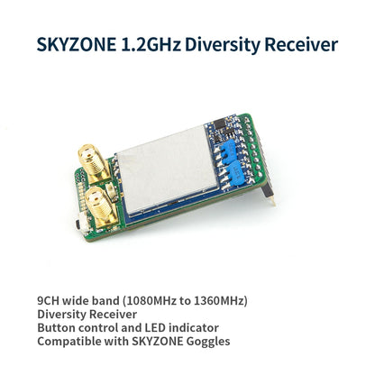 SKYZONE 1.2GHz Diversity Receiver 9CH wide band (1080MHz to
