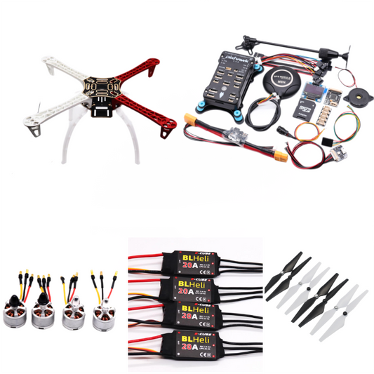 PIXHAWK2.4.8 Flight Control F450 Drone Kit - Ardupilot 100MW Radio Telemetry Quadcopter BLHELI 20A 2212 Motor ESC Landing Gear