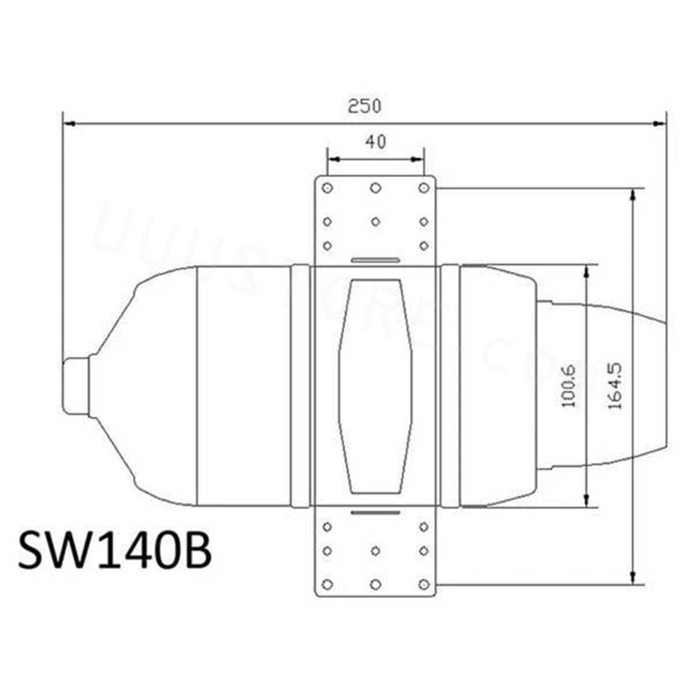 Swiwin SW140B brushless Turbine engine jet turbojet 14KG brushless ver ...