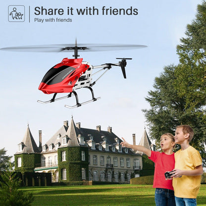 SYMA RC Helicopter S37 Aircraft - with Altitude hold, 3.5 Channel, Alloy Material, Gyro Stabilizer Toy for Kids Beginners Indoor - RCDrone