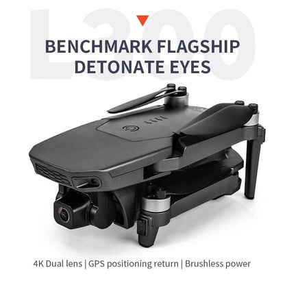 L300 Drone - 4K Camera GPS Brushless Motor 5G FPV Quadcopter 1.2km 25min RC Helicopter Dual Camera VS L900 - RCDrone