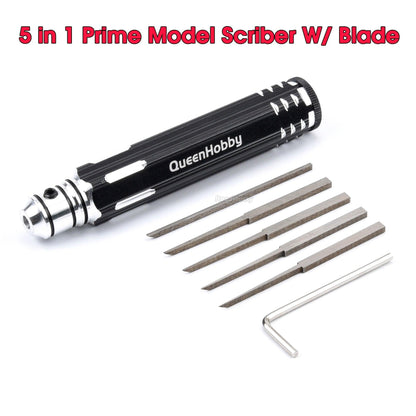 Prime Model Scriber W/ Blade Gundam Resin Carved Scribe Line Hobby Cutting Tool Chisel 5 / 7 Blade Tools for RC Car Drone Repair - RCDrone