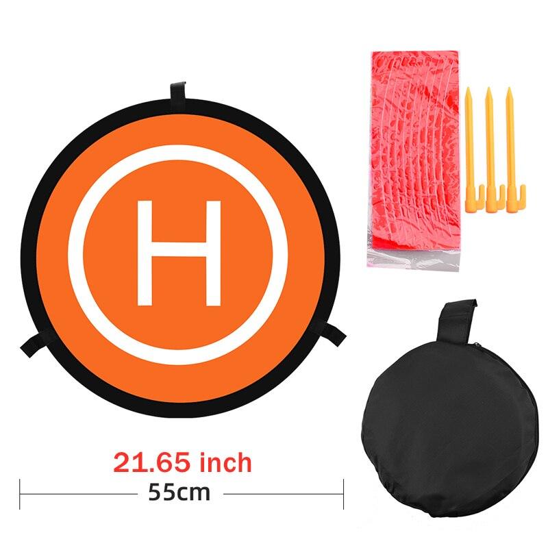 Tapis D'atterrissage Pour Drone – Pliable Double Face 50 Cm, PU – Pour DJI FPV, Mini 2, Air 2