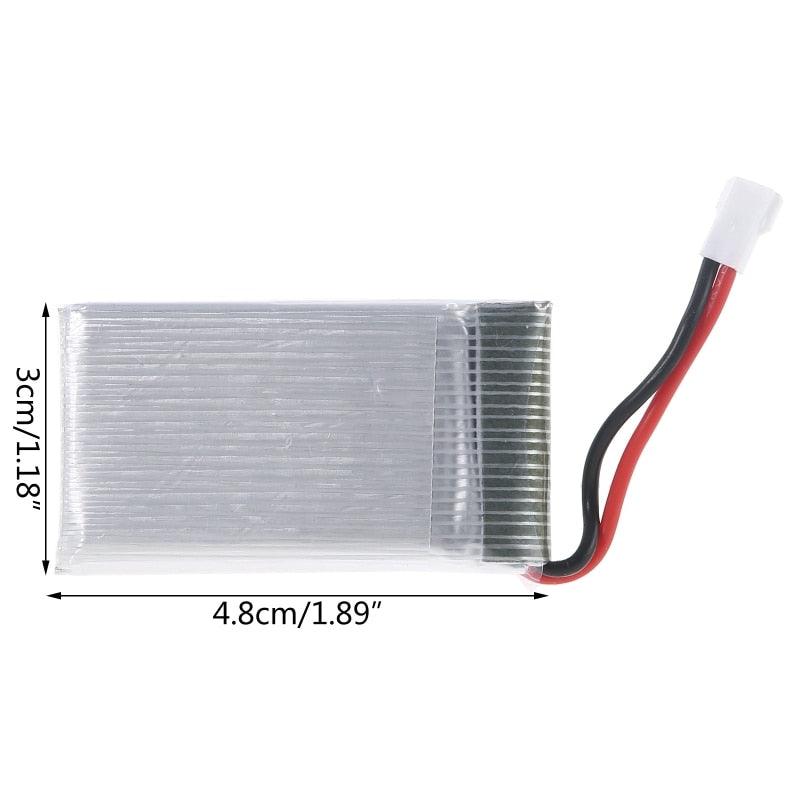 R58A 3.7V 2000mAh Lipo Battery 903048 Li-ion Battery/Charger RC Quadcopter Accessory Repair Spare Part for KY601S H11D H11C RC - RCDrone