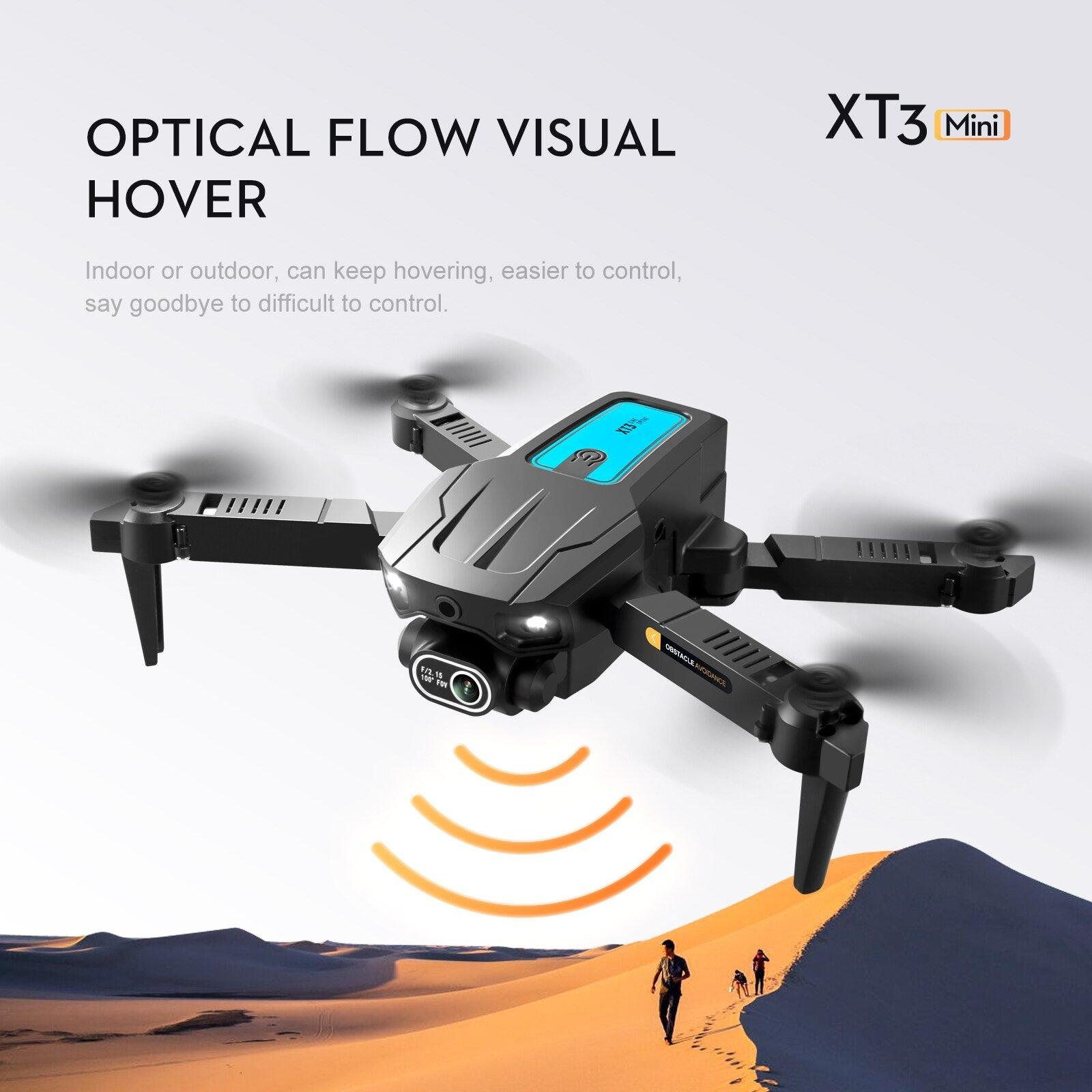 XT3 Drone - 4K Dual Camera Obstacle Avoidance Optical Flow Positioning Foldable Quadcopter Toys Gifts - RCDrone
