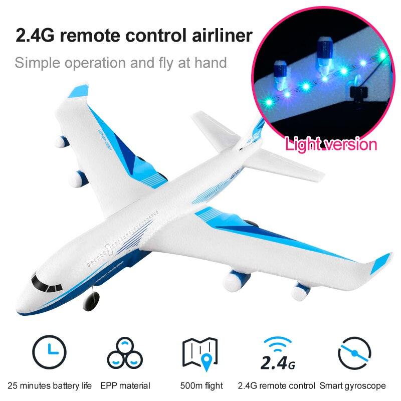2.4G 2 canal RC avião controle remoto avião lutador para iniciantes