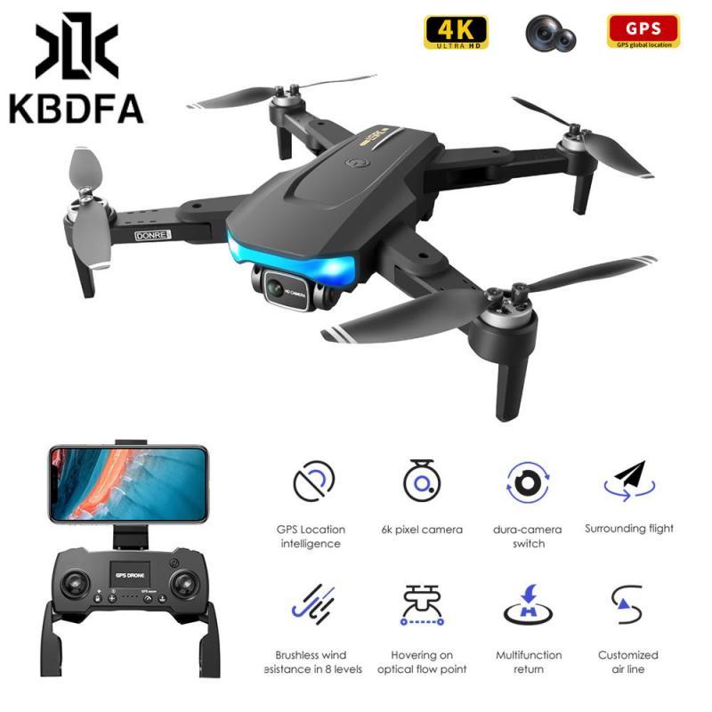LS38 Drone - GPS 4K HD WIFI FPV Drone 1080P Camera Height Hold RC Foldable Quadcopter Dron Rc Helicopter Drone Gift Toy Professional Camera Drone - RCDrone