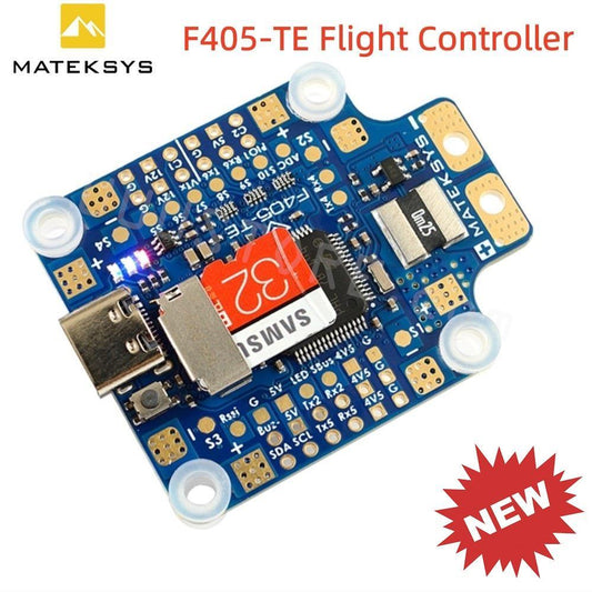 MATEK F405-TE Flight Controller Baro OSD - Dual BEC 220A Current Senor MicroSD Blackbox 3-8S PDB 30X30mm for FPV Freestyle Drones - RCDrone