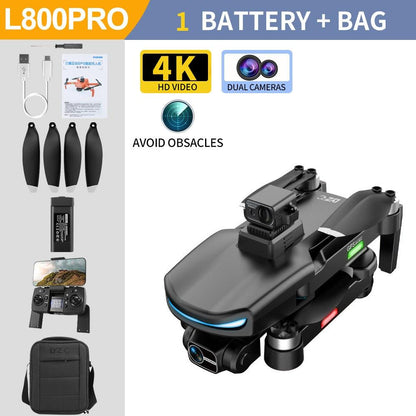 2023 L800 Pro2 Drone - GPS Professional 4K HD Dual Camera Laser Obstacle Avoidance Three-Axis Gimbal Brushless Foldable Quadcopter Professional Camera Drone - RCDrone