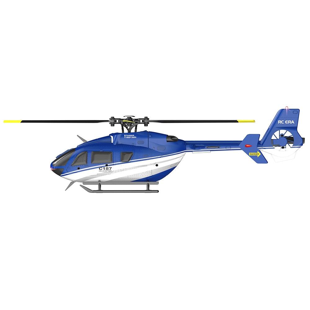 Hélicoptère RC à 4 canaux 2,4 G avec gyroscope à 6 axes avec hauteur fixe,  hélicoptère télécommandé pour adultes en plein air facile à voler