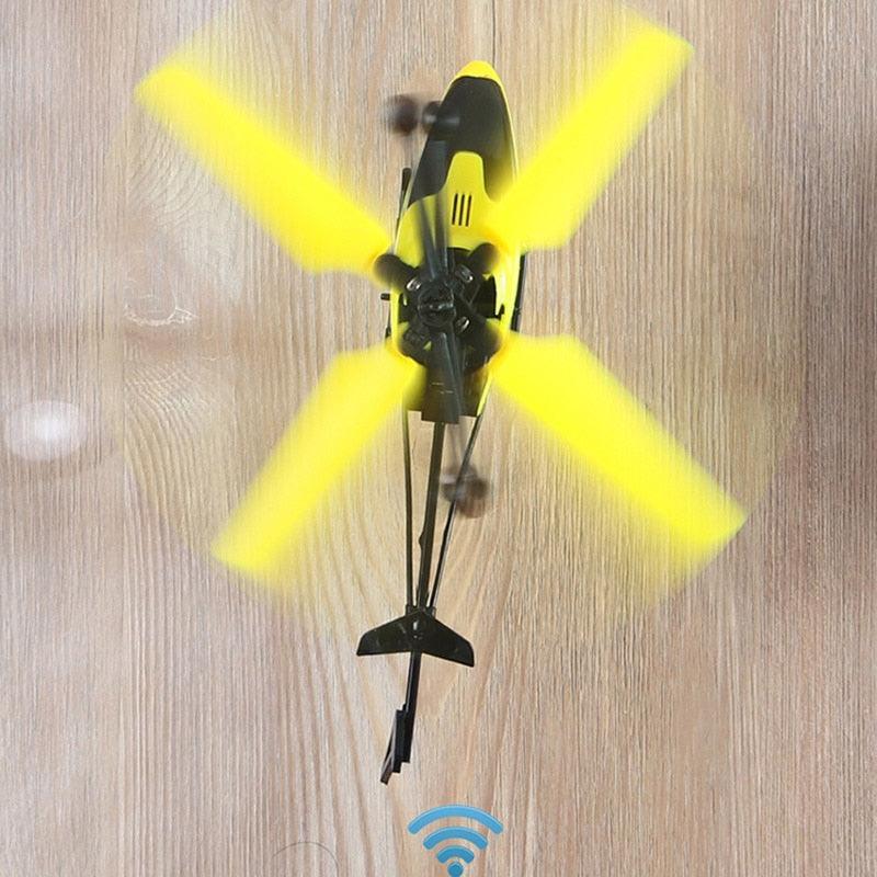 DW2137 Rc Helicopter - 2 Channel Remote Control Mini Drone Flying Helicopter Infraed Induction Kid Toys Aircraft LED Drone Flying Suspension Induction Helicopter - RCDrone