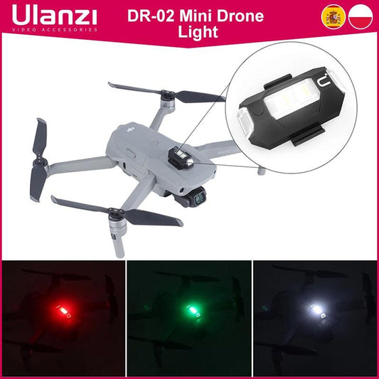 Ulanzi DR-02 - Drone Light For DJI Mavic 2 Pro/air 2 Night Fly AntiCollision Strobe Rechargeable Lighting Drone Accessories - RCDrone