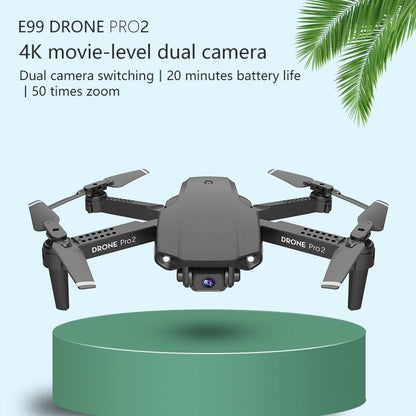 XKJ 2023 New E99 RC Mini Drone 4K 1080P 720P Dual Camera WIFI FPV Aerial Photography Helicopter Foldable Quadcopter Dron Toys - RCDrone