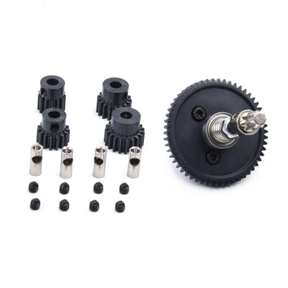 54T Spur Gear - Metal Complete Slipper Clutch Assembly & Differential Gear 32P 54T Spur Gear 13T/15T/17T/19T Pinions For 1/10 TRX Slash 4X4 - RCDrone