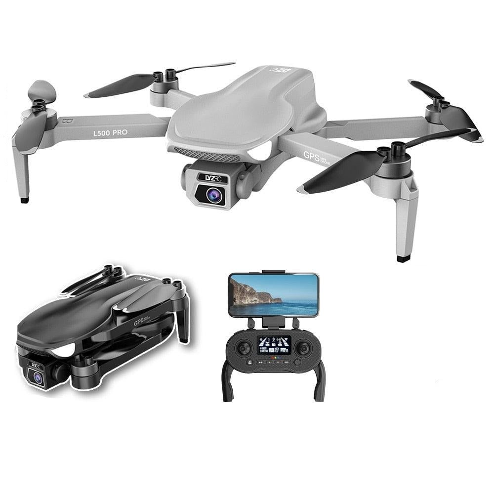 L500 Pro Drone - 4K HD Professional 5G GPS HD Dual Camera Brushless Motor Foldable Quadcopter Remote Control Distance 1.2KM 1200M Professional Camera Drone - RCDrone