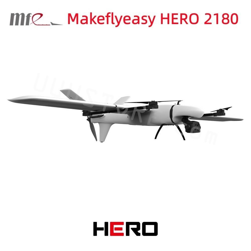 Makeflyeasy HERO VTOL Fix Wing Aircraft - inspection drone Aerial survey carrier Vertical take-off landing fixed wing Surveying mapping Monitoring - RCDrone