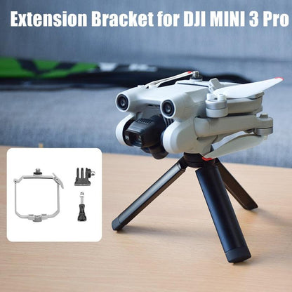 Top Extension Camera Bracket Mount Holder for DJI MINI 3 Pro Camera Holder for Insta360 Go 2 Drone Accessories - RCDrone