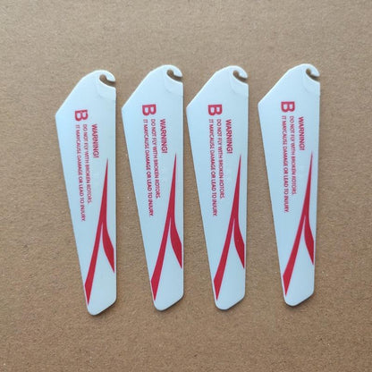 4pcs AB 9CM spare blades Fans Props for r/c mini helicopter rotor rc CH002 CH023 Drone Copter Toys Spare Parts Accessories - RCDrone