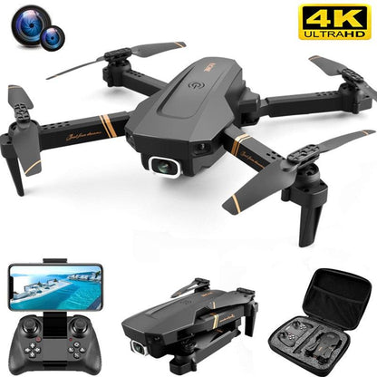 V4 Rc Drone 4k HD Wide Angle Camera 1080P WiFi fpv Drone Dual Camera Quadcopter Real-time transmission Helicopter Dron Gift Toys - RCDrone