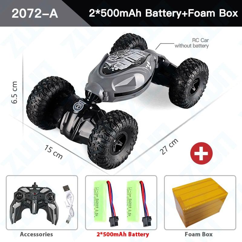 ZWN 1:12 / 1:16 4WD RC Car Radio Gesture Induction Music Light Stunt Remote Control Car off-Road Control Boys Toys for Children - RCDrone