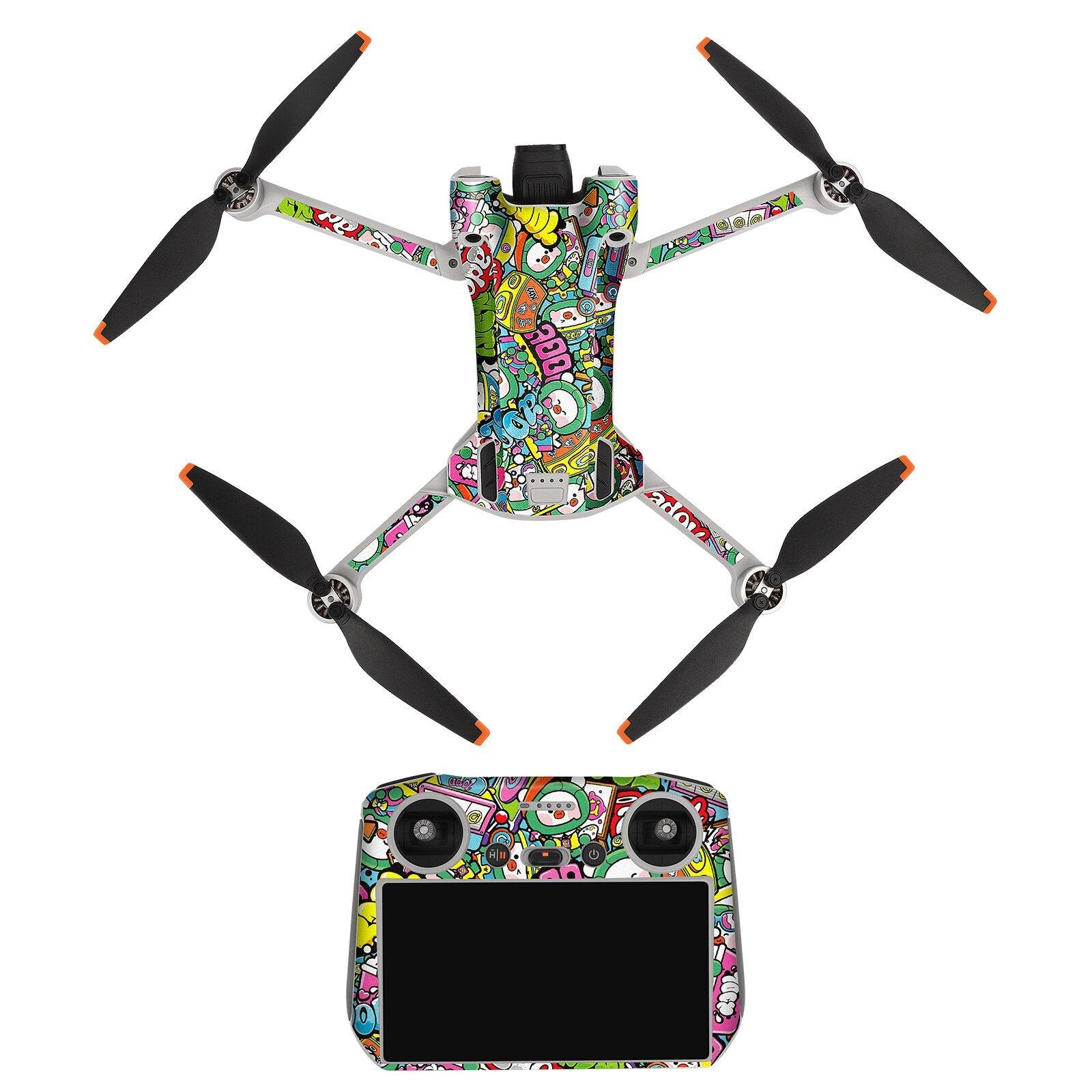 ドローンデカールDJI Mini3Pr用Mini3Prドローン対応鳥の衝突防止 ドローンデカールDJI Mini3Pr用Mini3Prドローン対応鳥の衝突防止