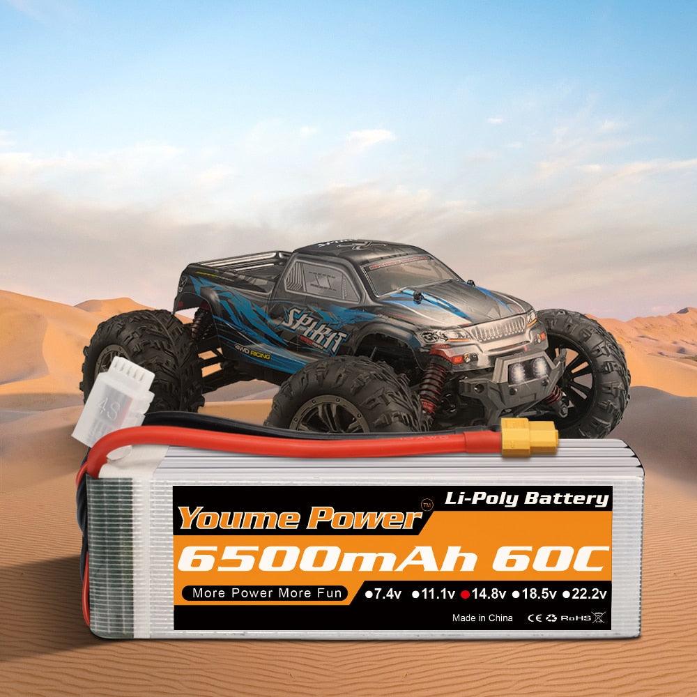 HRB RC Batterie Lipo 4S 50C 14,8V 6000mAh T Lipo Pack Batterie pour modélisme RC Car Heli Bâche Boat Truck FPV Voiture hélicoptère Avion Toys (Deans T Plug HRB RC Batterie Lipo 4S 50C 14,8V 6000mAh T Lipo Pack Batterie pour modélisme RC Car Heli Bâche Boat Truck FPV Voiture hélicoptère Avion Toys (Deans T Plug