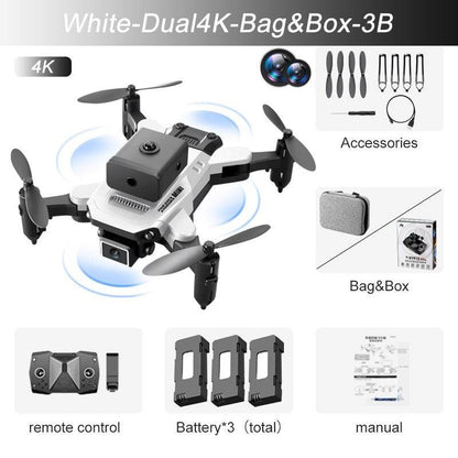 XYRC KY912 Mini Drone - 4K HD Camera Four-sided Obstacle Avoidance Air Pressure Fixed Height Professional Foldable Quadcopter Toys - RCDrone