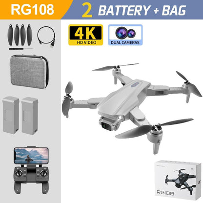 RG108 /RG108 Pro GPS Drone - Professional 4K HD Camera FPV Obstacle Acoidance Brushless Motor Foldable Quadcopter Dron Professional Camera Drone - RCDrone