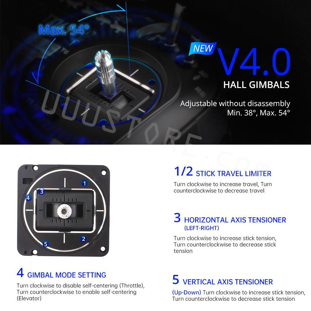 RadioMaster TX16S Mark II V4.0 ホール ジンバル 4IN1 ELRS ラジオ