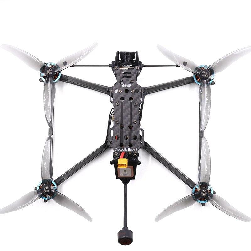 GEPRC Crocodile5 Baby FPV Drone - LR Analog LongRange FPV Caddx Ratel V2 Camera Carbon Fiber Reinforced Frame RC Quadcopter Freestyle Drone - RCDrone