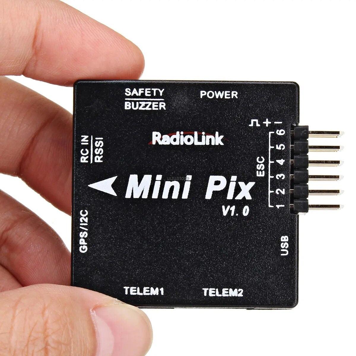 Radiolink Mini PIX M8N GPS Flight Controller - Vibration Damping by Software Atitude Hold for RC Racer Multicopter Drone - RCDrone