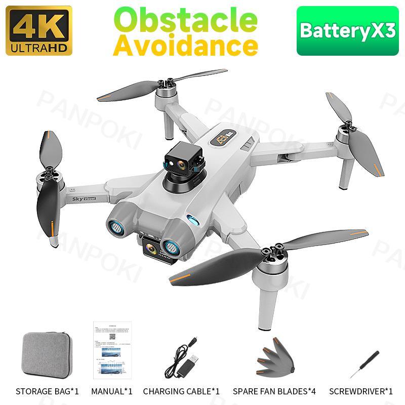 AE6 Max Drone - 4k Profesional GPS 2KM Quadcopter with 5G Camera TransmissIion Wifi FPV drone helicoptero Toys for Boys Professional Camera Drone - RCDrone