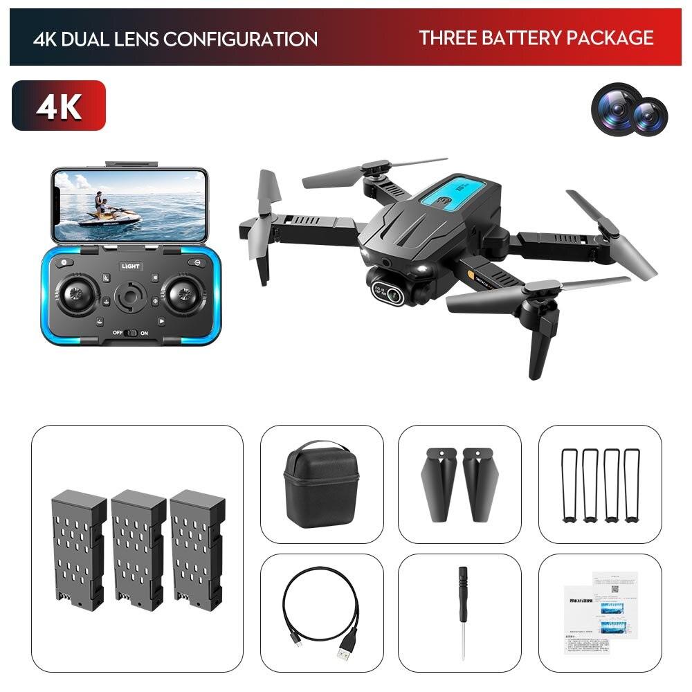 XT3 Drone - 4K Dual Camera Obstacle Avoidance Optical Flow Positioning Foldable Quadcopter Toys Gifts - RCDrone