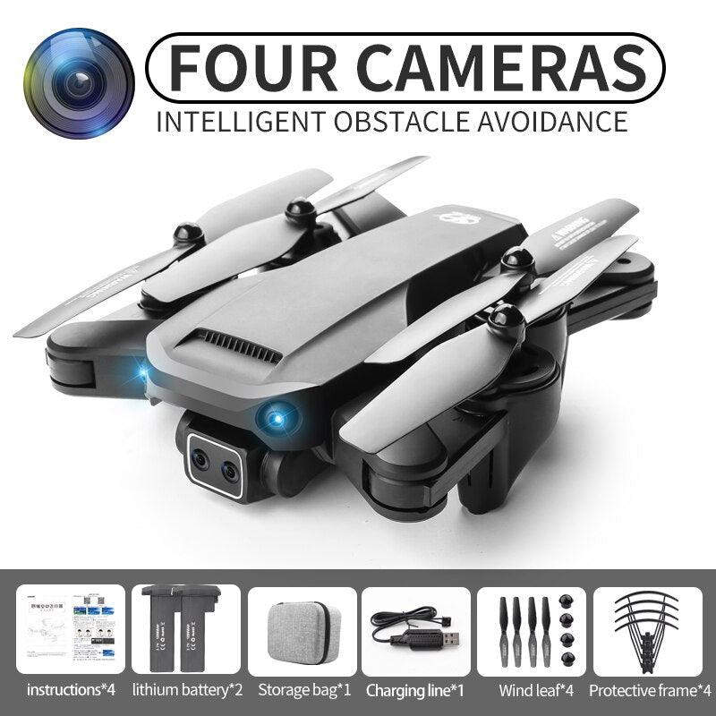 S186 Drone - 4 side Obstacle Avoidance Drone Optical Flow 4K ESC Anti-Shake Folding Four-Axis Remote Control Helicopter Toy - RCDrone