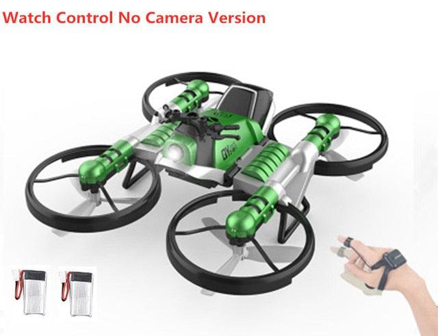 Motorcycle aircraft 2 in 1 Deformation Drone With 4K HD Camera 3D Flip One Key Return Headless Mode RC Quadrocopter - RCDrone