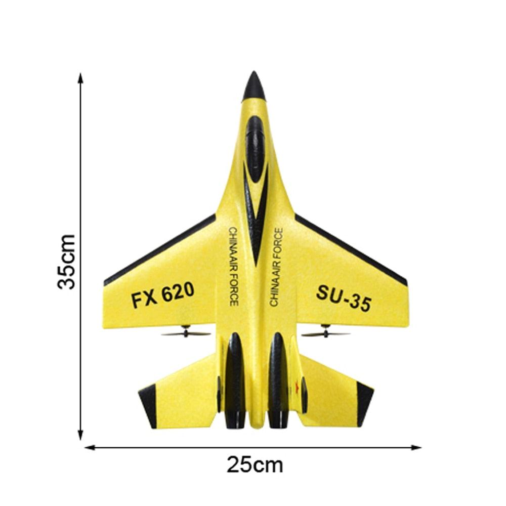 SU 35 FX 620 Foam Glider Fighter - Flying Toy for Kids Children Remote Control Airplane Avion RC Plane Aircraft SU35 - RCDrone