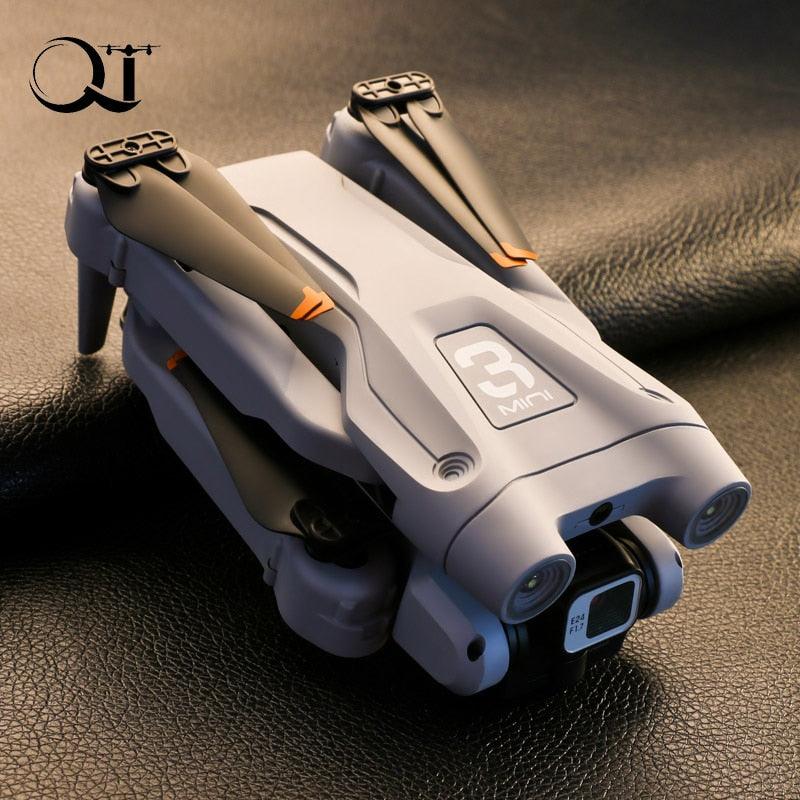 QJ New MINI4 Drone - Dual Camera 2.4GHz WIFI FPV Obstacle Avoidance Fixed Height Four Axis Folding Remote Control Helicopter Toy - RCDrone