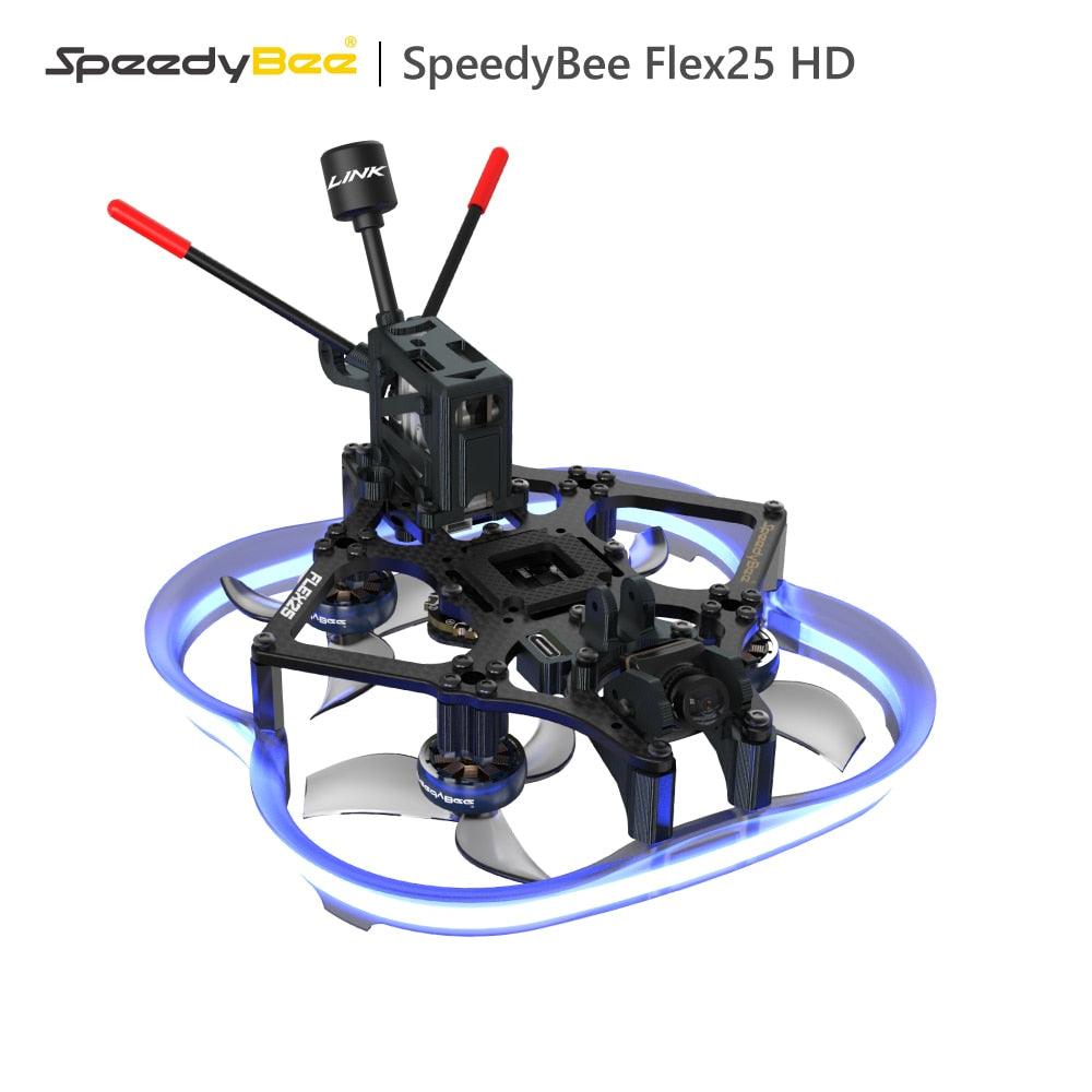 SpeedyBee F745 FreeStyle FPV Drone - 2.5 Inches 4S Quadcopter Flex25 HD with RunCam LINK Falcon 120fps Freestyle Drone F745 35A AIO Cinewhoop - RCDrone
