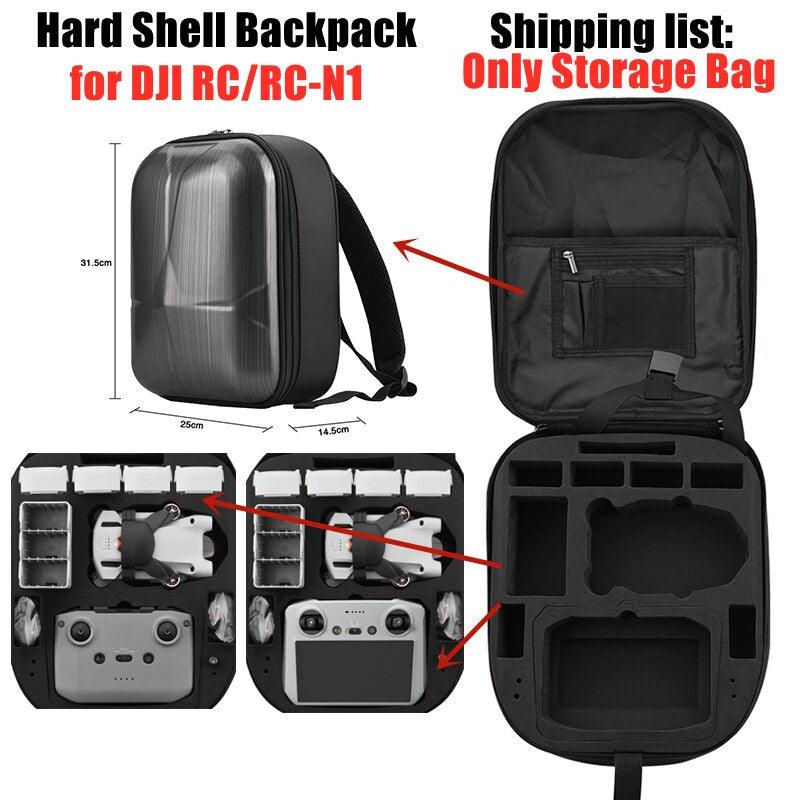 Shell Backpack Storage Bag for DJI Mavic Mini 3 Pro Waterproof Carrying Case Box Package for DJI Mini 3 Pro Accessories - RCDrone
