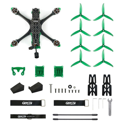 GEPRC New MARK5 HD O3 Freestyle FPV Drone - VTX O3 Air Unit Green System 6S RC FPV Built Bluetooth Quadcopter Freestyle Drone - RCDrone