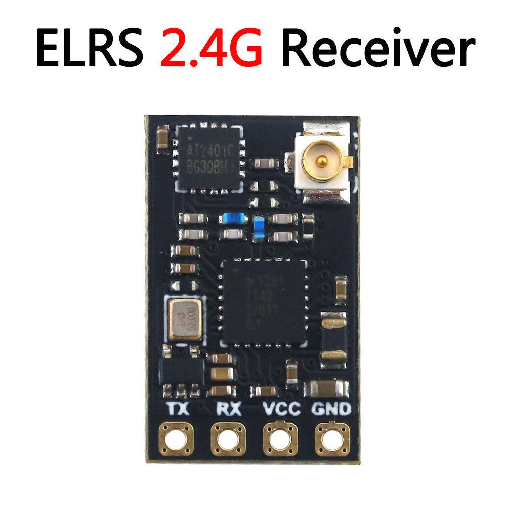 ELRS 2.4G Receiver ExpressLRS 2.4Ghz RX Long Range 20dbm 5V Receiver Antenna for FPV Long Range Racing Drone - RCDrone